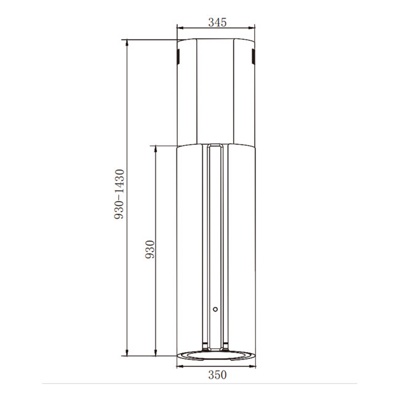 Вытяжка Weissgauff Sun 1400 Island BLDC White- фото2