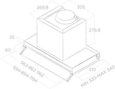  Elica BOXIN LX/BL MAT/A/60