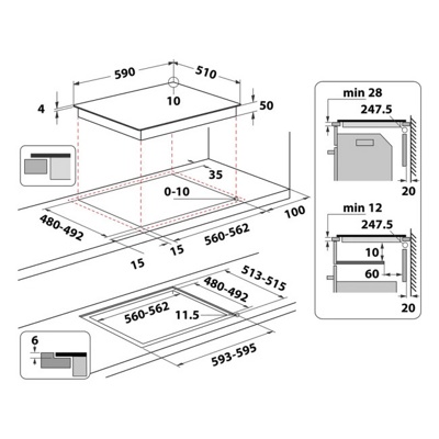 Индукционная панель Whirlpool WL S1360 NE- фото2