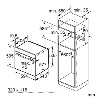 Духовой шкаф Bosch HBG7221B1- фото2
