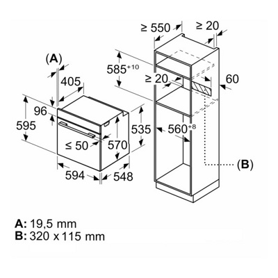 Электрический духовой шкаф Bosch HBA554EB3- фото2