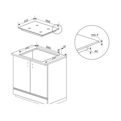 Индукционная панель Hansa BHI67606- фото2