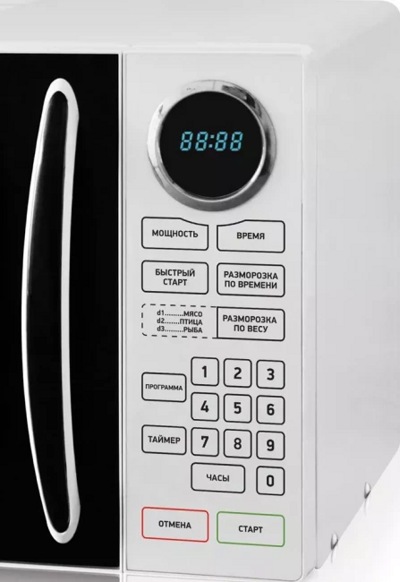 Микроволновая печь BBK 23MWS-916S/BW- фото2