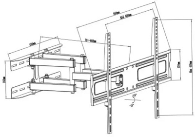Кронштейн для телевизора Maclean MC-762- фото3