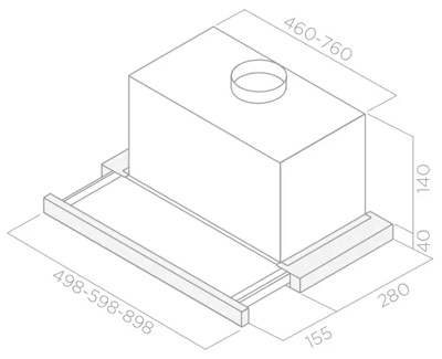 Вытяжка Elica Elite 14 LUX BL/A/50 - фото2