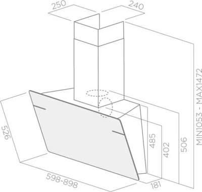 Вытяжка Elica L'ESSENZA WH/A/90- фото2