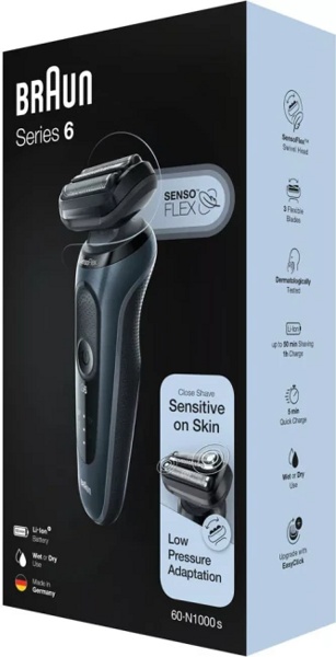 Электробритва Braun Series 6 60-N1000s Noire- фото2