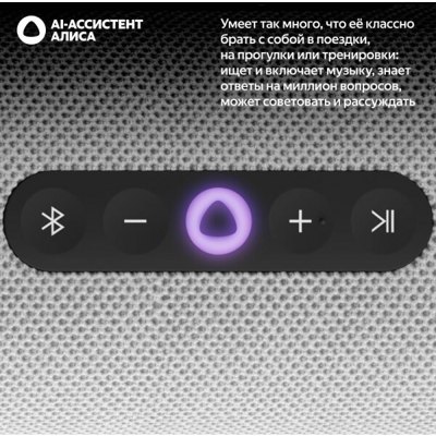 Умная колонка Яндекс Станция Стрит YNDX-00030GRY (серый)- фото2