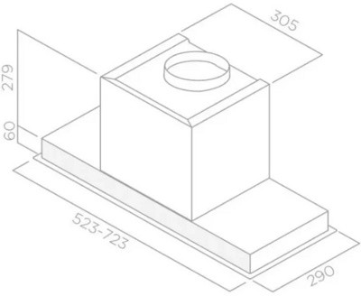  Elica Hidden 2.0 IXGL/A/60