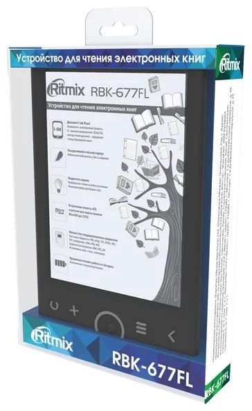 Электронная книга Ritmix RBK-677FL