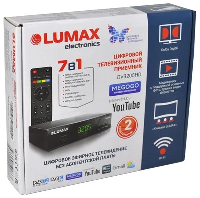 Приемник цифрового ТВ Lumax DV3205HD