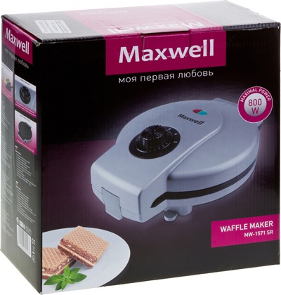 Вафельница Maxwell MW-1571
