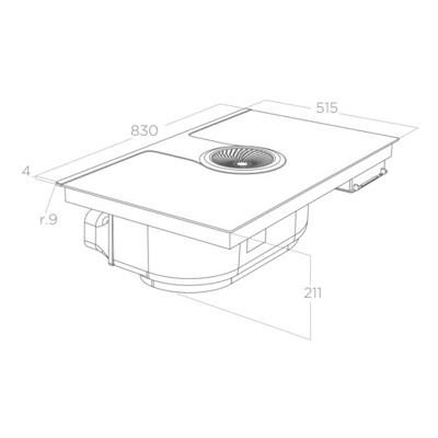 Индукционная варочная панель Elica NikolaTesla HP BL/A/83- фото2