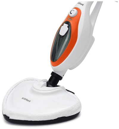 Пароочиститель Kitfort KT-1004-3 (оранжевый)- фото2