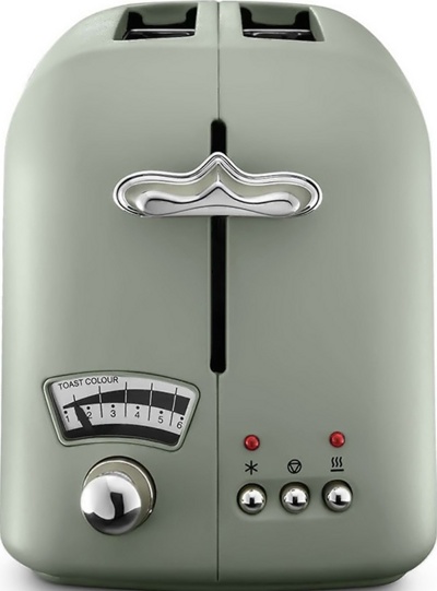 Тостер DeLonghi Argento Flora CT021.GR- фото3