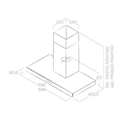 Вытяжка Elica JOY WHIX/A/90- фото2