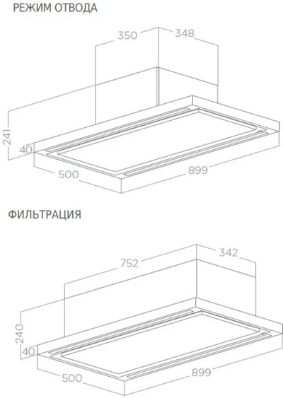 Вытяжка Elica CLOUD SEVEN IX/F/90- фото3