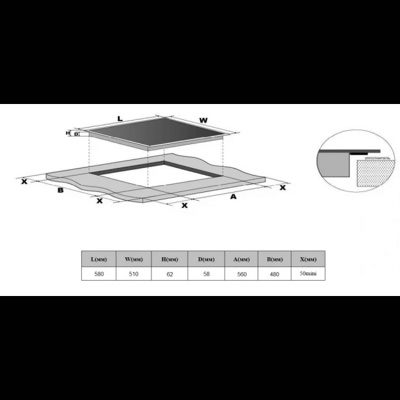 Электрическая варочная поверхность Weissgauff HV 633 B- фото3