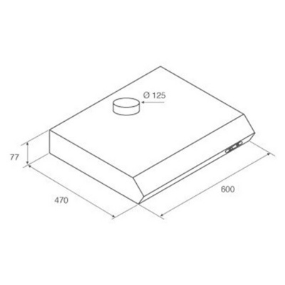 Кухонная вытяжка Turboair Tilly Lux WH/F/60- фото2