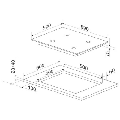 Газовая варочная панель Hansa BHKS610505- фото2