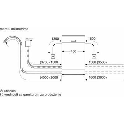 Посудомоечная машина Bosch Serie 4 SPS4HMI49E- фото3