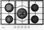 Газовая варочная панель Midea MG 7560 TGW- фото