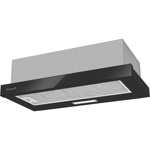 Кухонная вытяжка Weissgauff TEL 600 2M Black Glass- фото