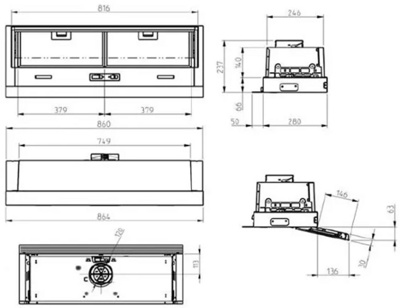 Вытяжка Elica CIAK 2.0 S GR/A/90 - фото2