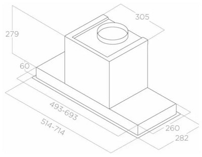 Вытяжка Elica Hidden 2.0 IXGL/A/90 - фото2