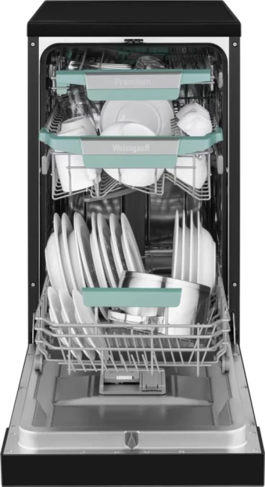 Посудомоечная машина Weissgauff DW4539 Inverter Touch AutoOpen Black- фото5