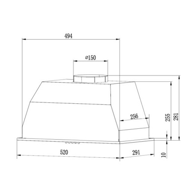 Вытяжка Weissgauff Box 1200 WH- фото2