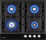 Варочная панель Weissgauff HGG 6445 BL Volcano Burner- фото