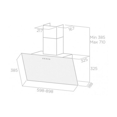 Кухонная вытяжка Elica Lixa BL/A/60- фото2