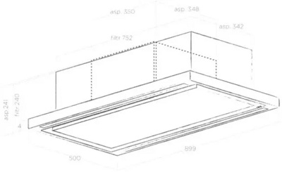 Вытяжка Elica CLOUD SEVEN IX/F/90- фото2