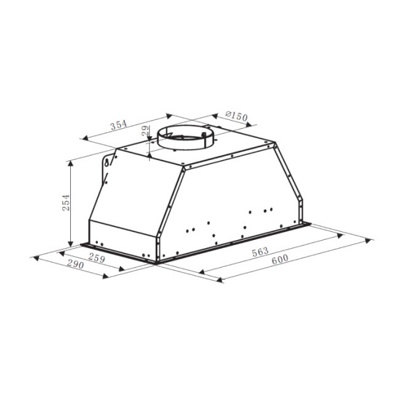 Вытяжка Weissgauff Dubhe 60 PB BL- фото4