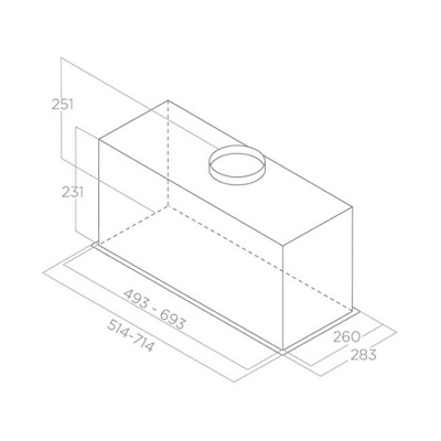 Вытяжка Elica Fold BL MAT/A/72- фото2