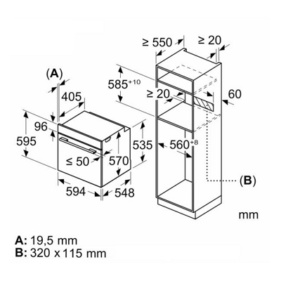 Духовой шкаф Bosch HBA514BB3- фото3