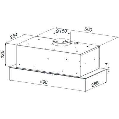 Вытяжка Weissgauff AURA 900 BL- фото3
