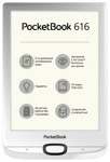 Электронная книга PocketBook 616 / PB616-S-CIS (серебристый)- фото