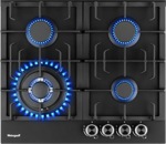 Газовая варочная панель Weissgauff HGG 641 BV Nano Matt Glass- фото