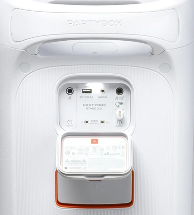 Колонка для вечеринок JBL PartyBox Stage 320 (белый)- фото3