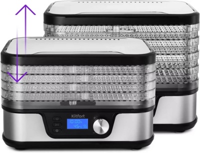 Сушилка для овощей и фруктов Kitfort KT-1918- фото2