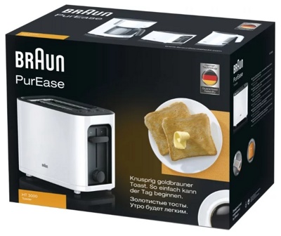 Тостер Braun PurEase HT3000 WH- фото3