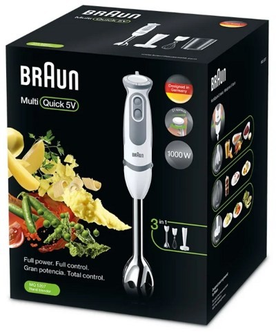 Блендер Braun MultiQuick 5 Vario MQ 5207 WH - фото2