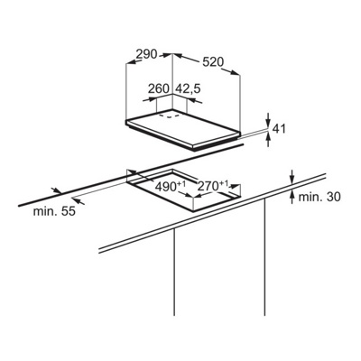 Газовая панель Electrolux EGC3322NVK- фото2