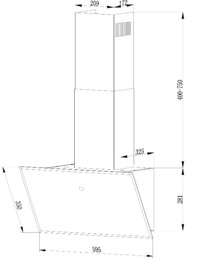 Вытяжка LEX Touch Eco 600 Белый- фото3