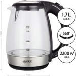 Электрочайник First FA-5404-2-BA- фото