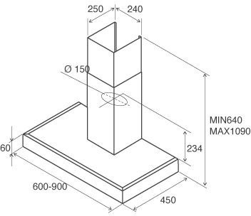 Вытяжка Jetair Pola P 90 INX- фото2