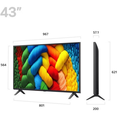 Телевизор LG NanoCell NANO80 43NANO80A6B- фото2