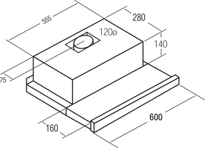 Вытяжка Exiteq Retracta 2301 Black 2301 - фото2